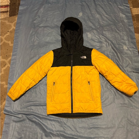 The north face puffer combo coat size boys small 7/8 - Picture 1 of 5